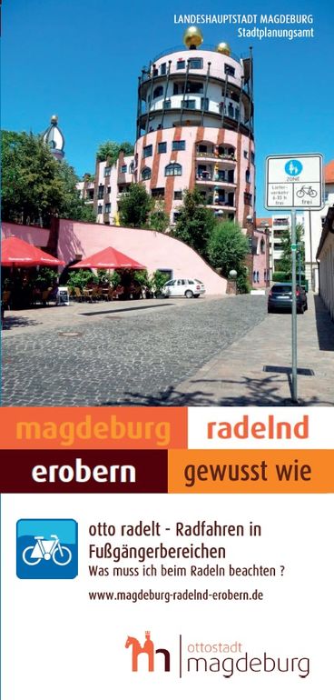 Titel Radfahren in Fussg&auml;ngerbereichen