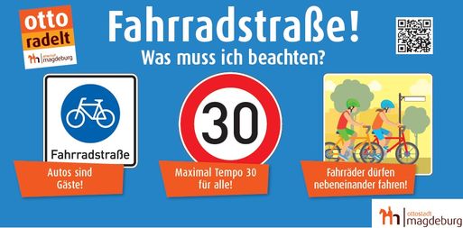 Fahrradstra&szlig;e - Goethestra&szlig;e - Poster