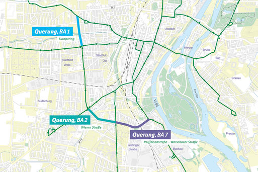 S&uuml;d-West-Querung der 2. Nord-S&uuml;d-Verbindung