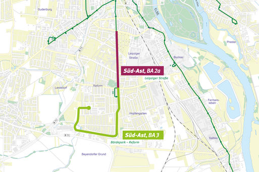 S&uuml;d-Ast der 2. Nord-S&uuml;d-Verbinduing