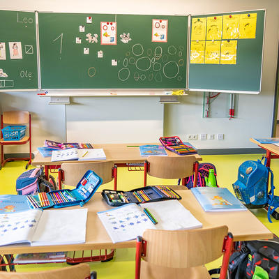 Bild vergr&ouml;&szlig;ern: Klassenraum der Grundschule Diesdorf in Magdeburg