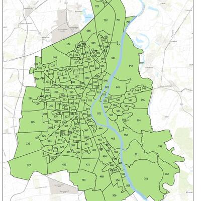 Bild vergr&ouml;&szlig;ern: Statistische Bezirkskarte