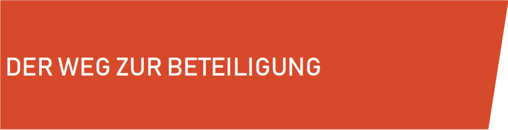 Button Weg zur Beteiligung