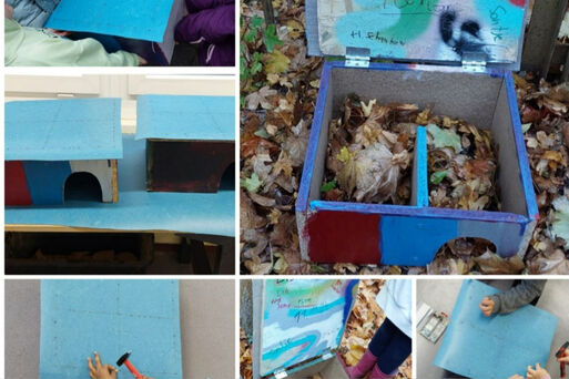 Igelhotel und Gew�chshaus bei Agga Knack