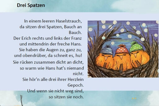 Musikalischer Winterspaziergang der Wolkensch�fchen