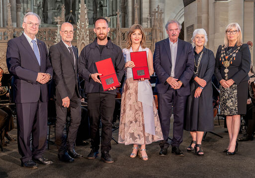 Tr�ger des Magdeburger Kaiser-Otto-Preises 2025 Igor Levit und Lisa Btiashvili