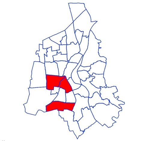 Stadtteile Melchert